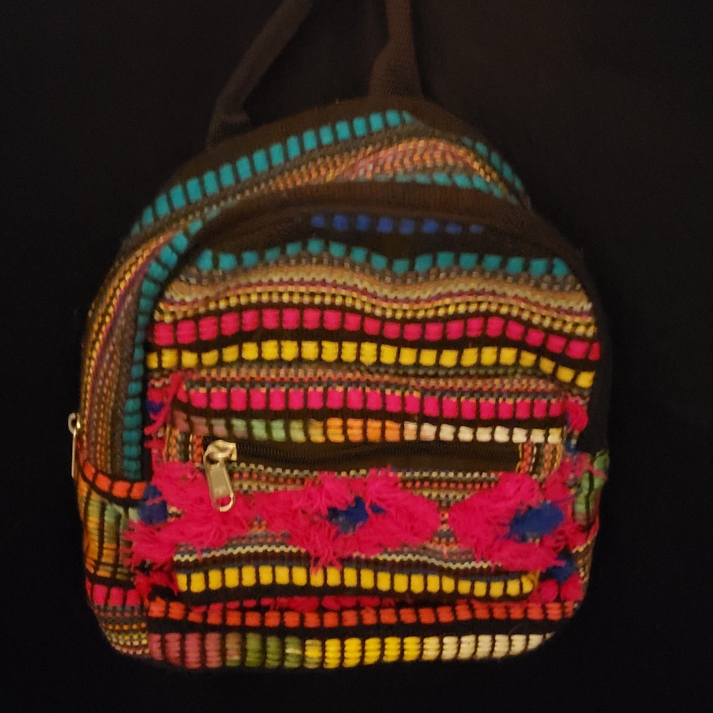 Hand woven mini backpack. Brand New ready to ship.